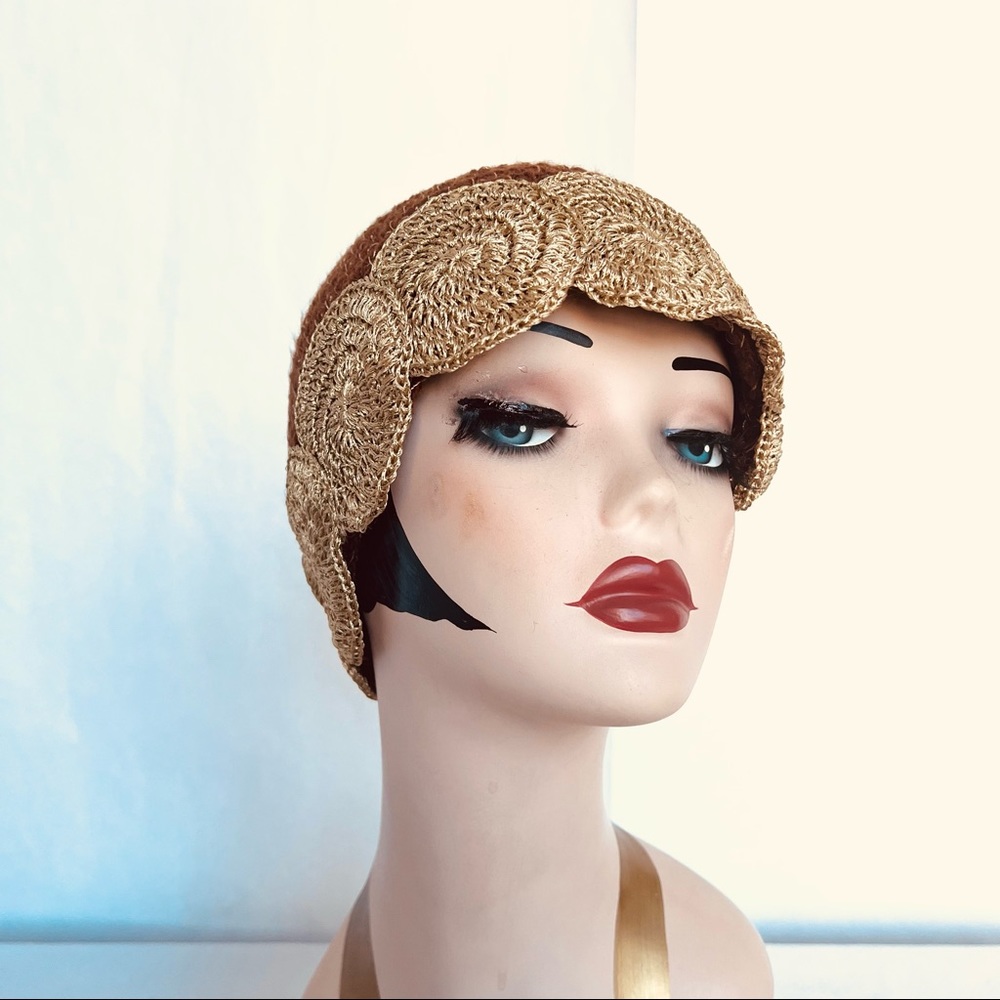 Roman Keflay Hand Crochet 20’s Style Hat - Picture 3 of 16